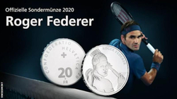Federeri, i pari person i gjallë pjesë e monedhave zvicerane