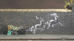 Me një tjetër vepër arti, shfaqet i pakapshmi Banksy