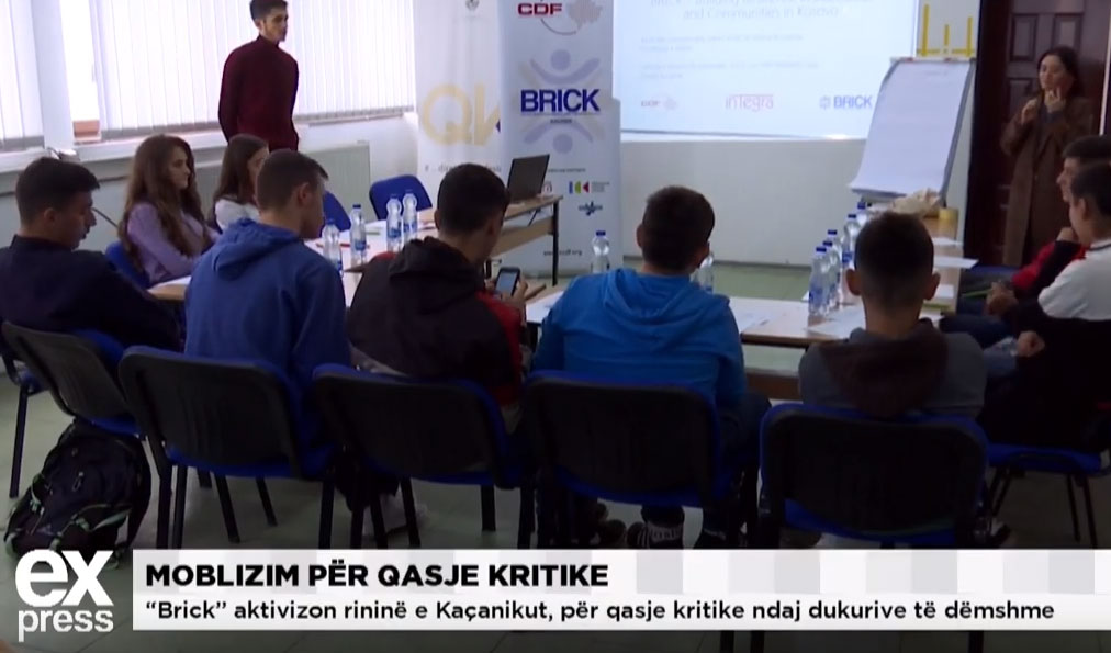 “Brick” aktivizon rininë e Kaçanikut për qasje kritike ndaj dukurive të dëmshme