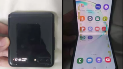 Rrjedhin fotografi të telefonit të ri të palosshëm të Samsungut