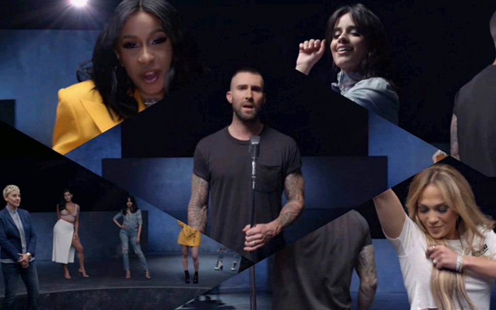 Maroon 5 dhe Cardi B janë barazuar me rekordin e Ed Sheeran për më së shumti javë të kaluara në top 10 amerikane