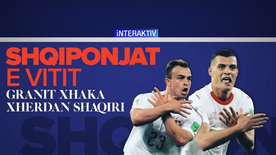 Shqiponjat e vitit – Shaqiri dhe Xhaka