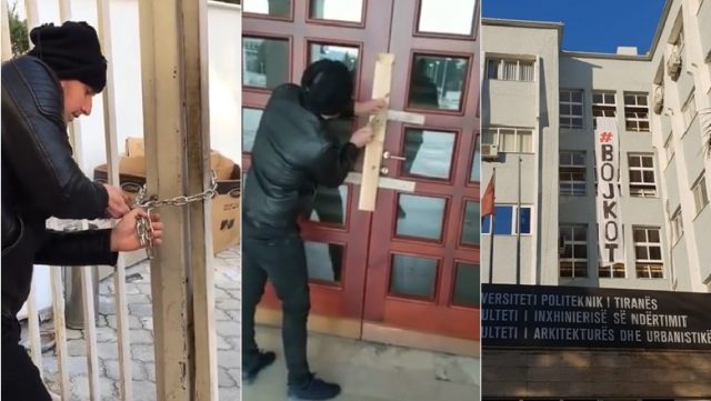 Në pranga dy studentët që mbyllën dyert e fakulteteve të tyre