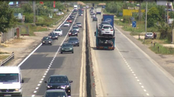 Hapet qarkullimi në autostradën Tiranë-Durrës