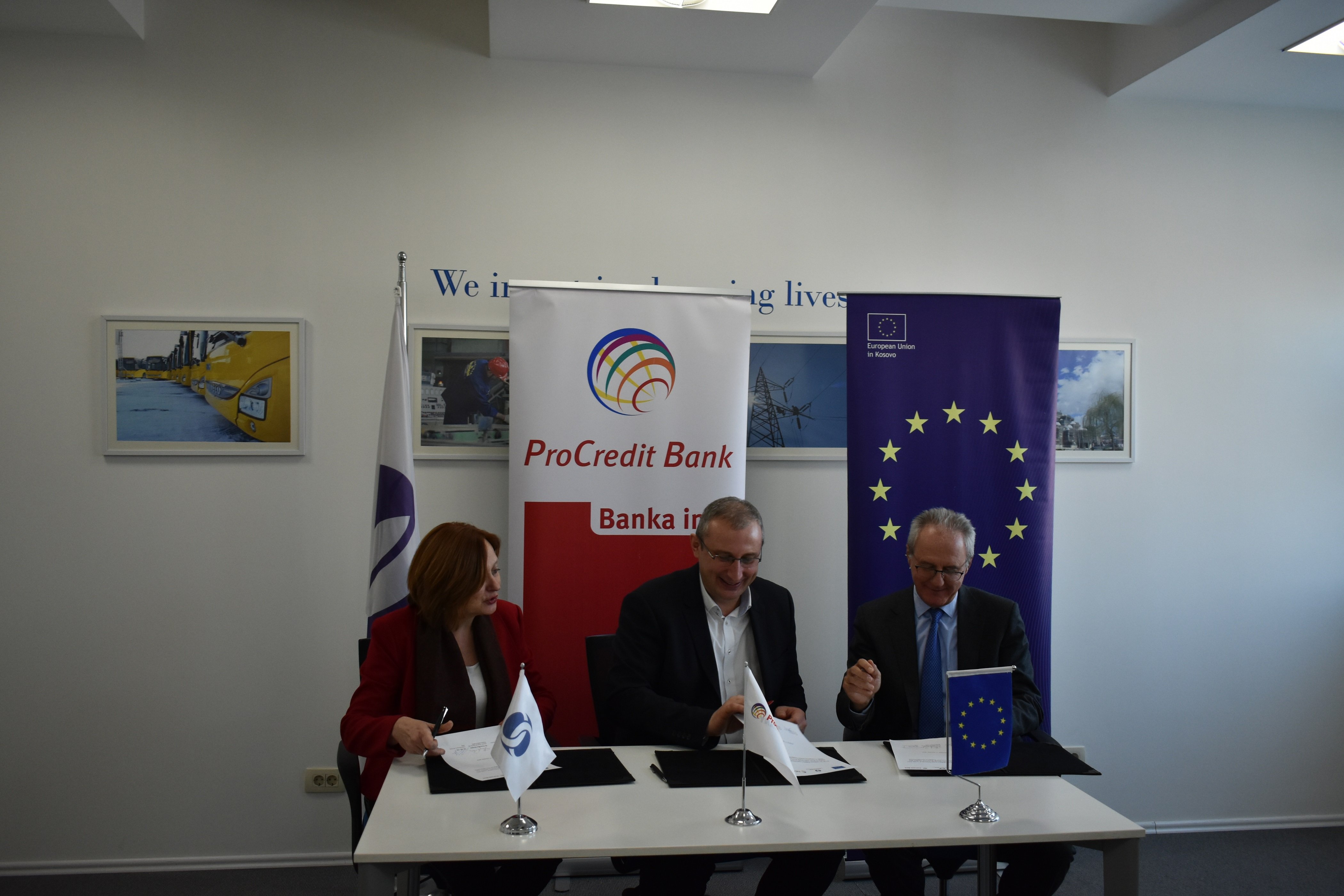 Kredi e BERZH-it për Bankën ProCredit në Kosovë për mbështetjen e bizneseve 