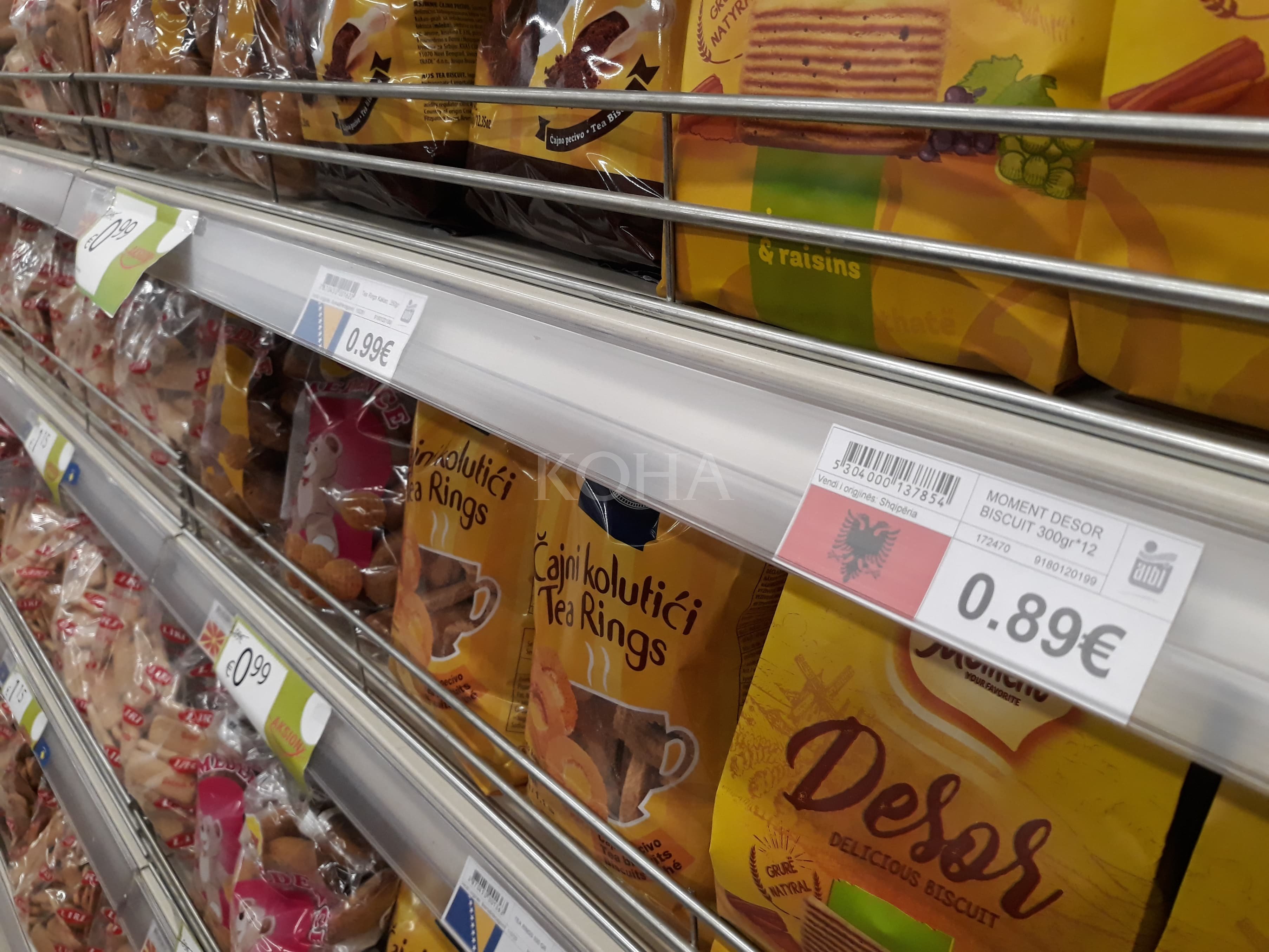 Produktet serbe kanë filluar të zëvendësohen me ato të Shqipërisë e Maqedonisë