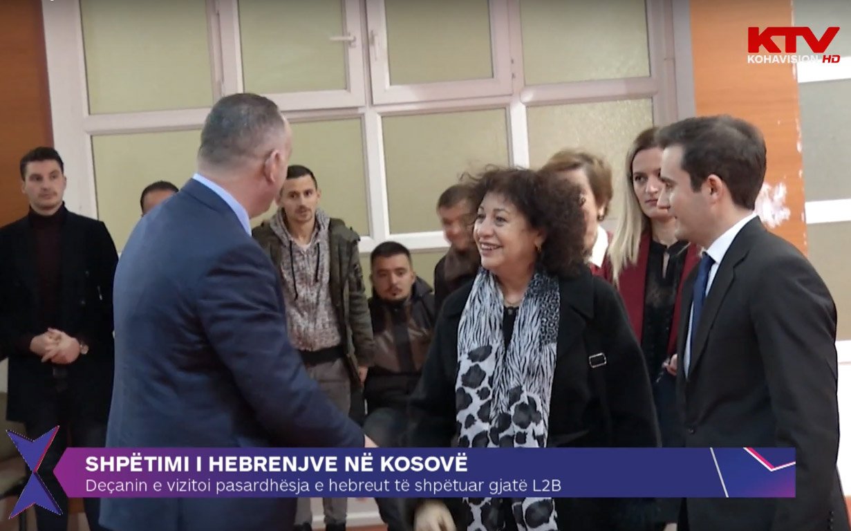 Deçanin e vizitoi pasardhësja e hebreut të shpëtuar gjatë Luftës së Dytë Botërore