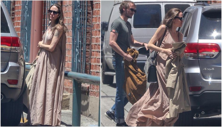 Angelina Jolie “futet” në thes