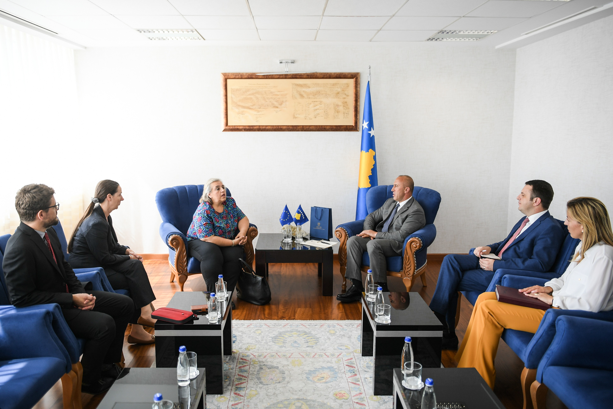 Haradinaj në takim lamtumirës me shefen e EULEX-it: Përmes drejtësisë keni ndihmuar gjithë shoqërinë 