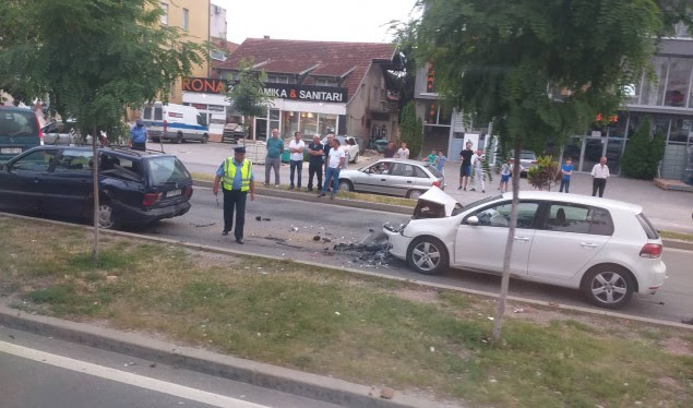 Aksident në rrugën Fushë Kosovë - Prishtinë