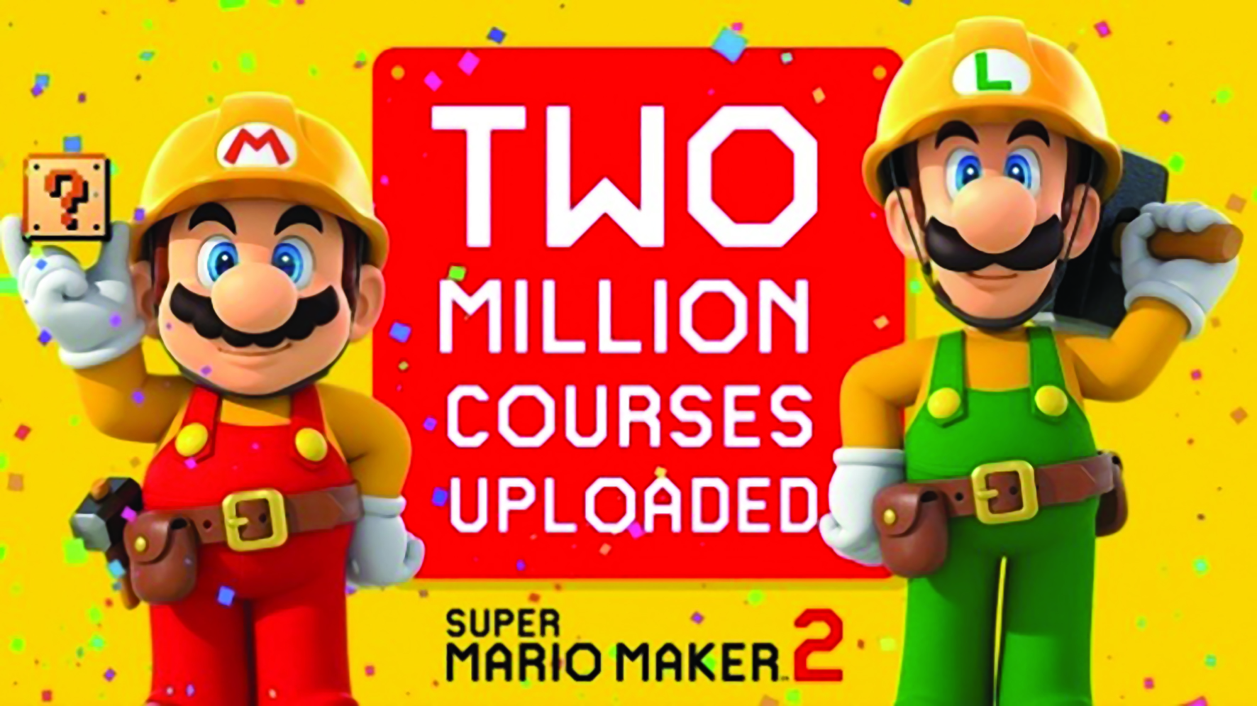 Lojtarët kanë krijuar më shumë se dy milionë nivele për Super Mario Maker 2