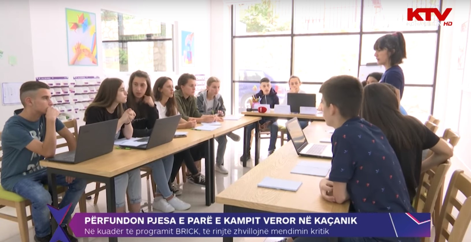 BRICK ndihmon pesëmbëdhjetë të rinj kaçanikas të zhvillojnë mendimin kritik