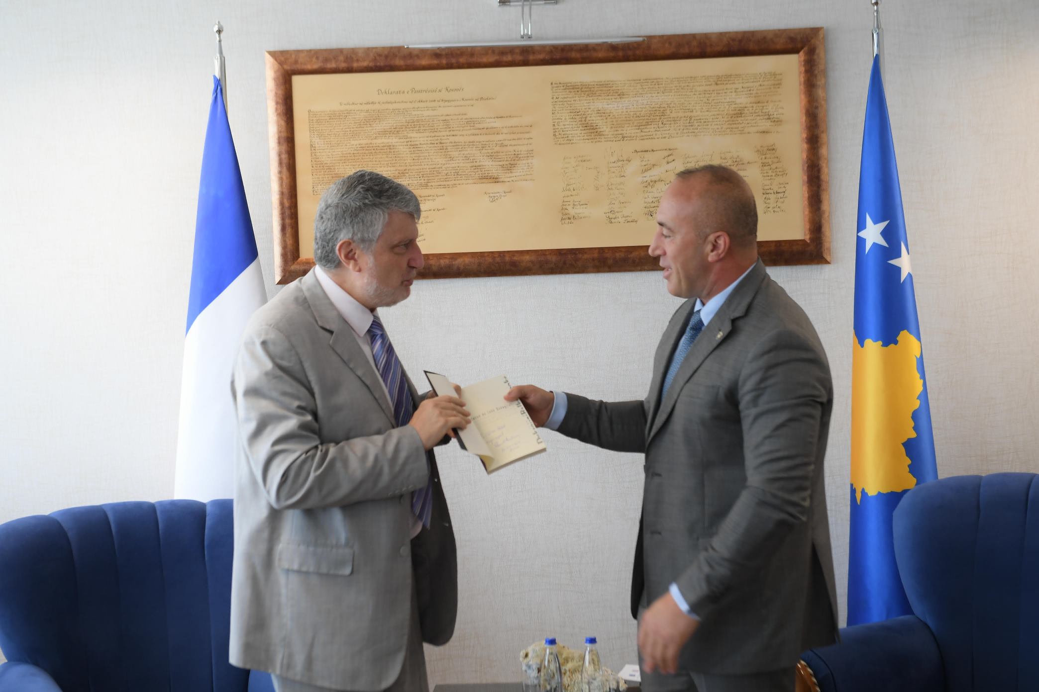 Haradinaj në takim përshëndetës me ambasadorin e Francës, Didier Chabert