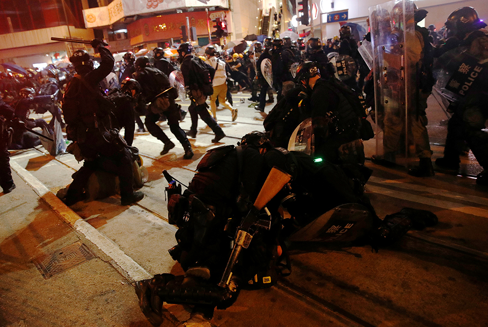 Kina i quan incidente të tmerrshme protestat në Hong Kong