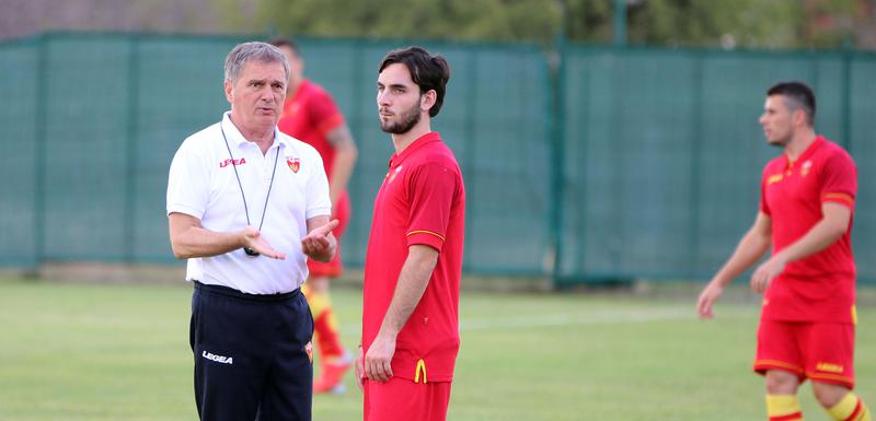 Në foto, përzgjedhësi i Malit të Zi, Lubisha Tumbakoviq dhe Marko Jankoviq. Foto: Filip Roganoviq