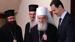 Kisha Ortodokse Serbe gjen aleat diktatorin e Sirisë, Bashar al Asadin