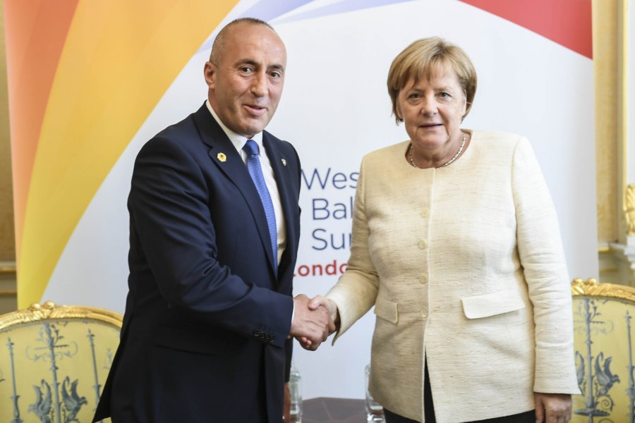 Haradinaj uron Merkelin: Me fat që ju kemi aleat