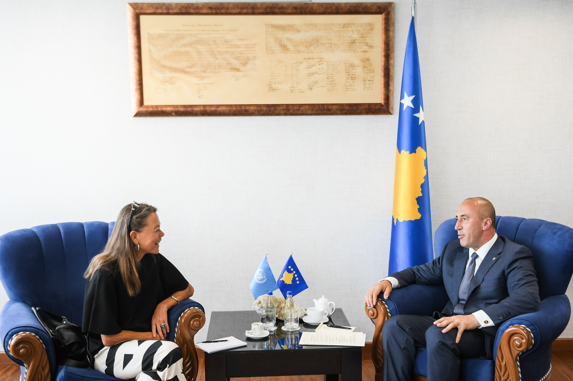 Haradinaj takohet me Richardson, i tregon gatishmërinë që e ka Qeveria e Kosovës