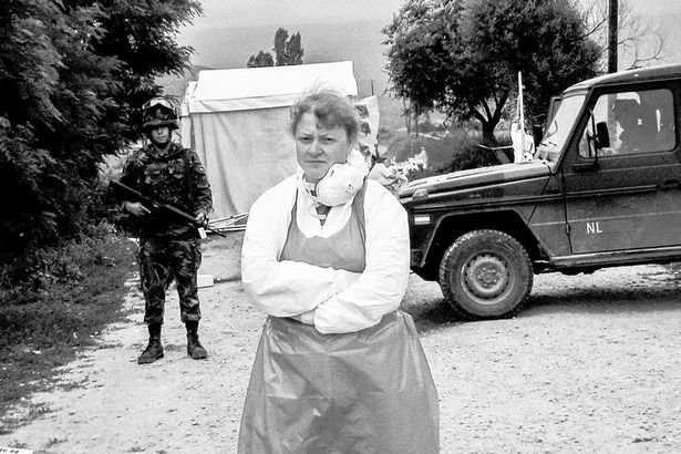 Sue Black në Kosovë, 1999. Foto: David Gross