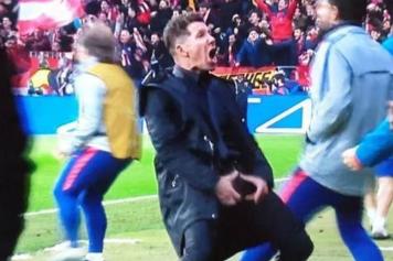 Simeone gjobitet për festimin provokues ndaj Juventusit