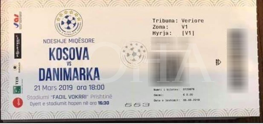 FFK-ja jep arsyen pse në disa bileta fillimi i ndeshjes ndaj Danimarkës është në ora 18:00