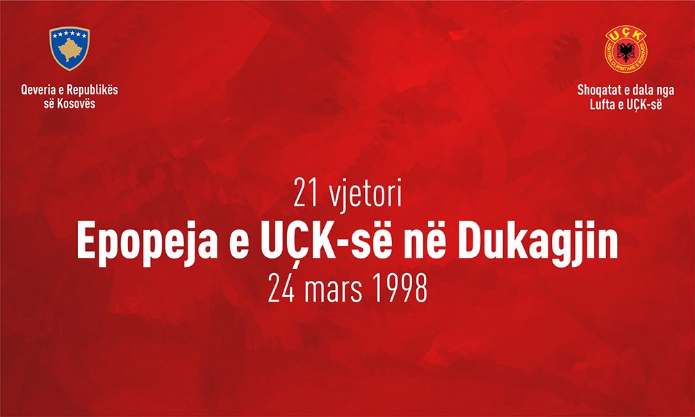 Të dielën në Gllogjan shënohet 21 vjetori i luftës në Dukagjin dhe 20 vjetori i bombardimeve të NATO-s