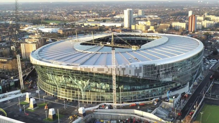 Amazing timelapse video shows £1billion Tottenham Hotspur