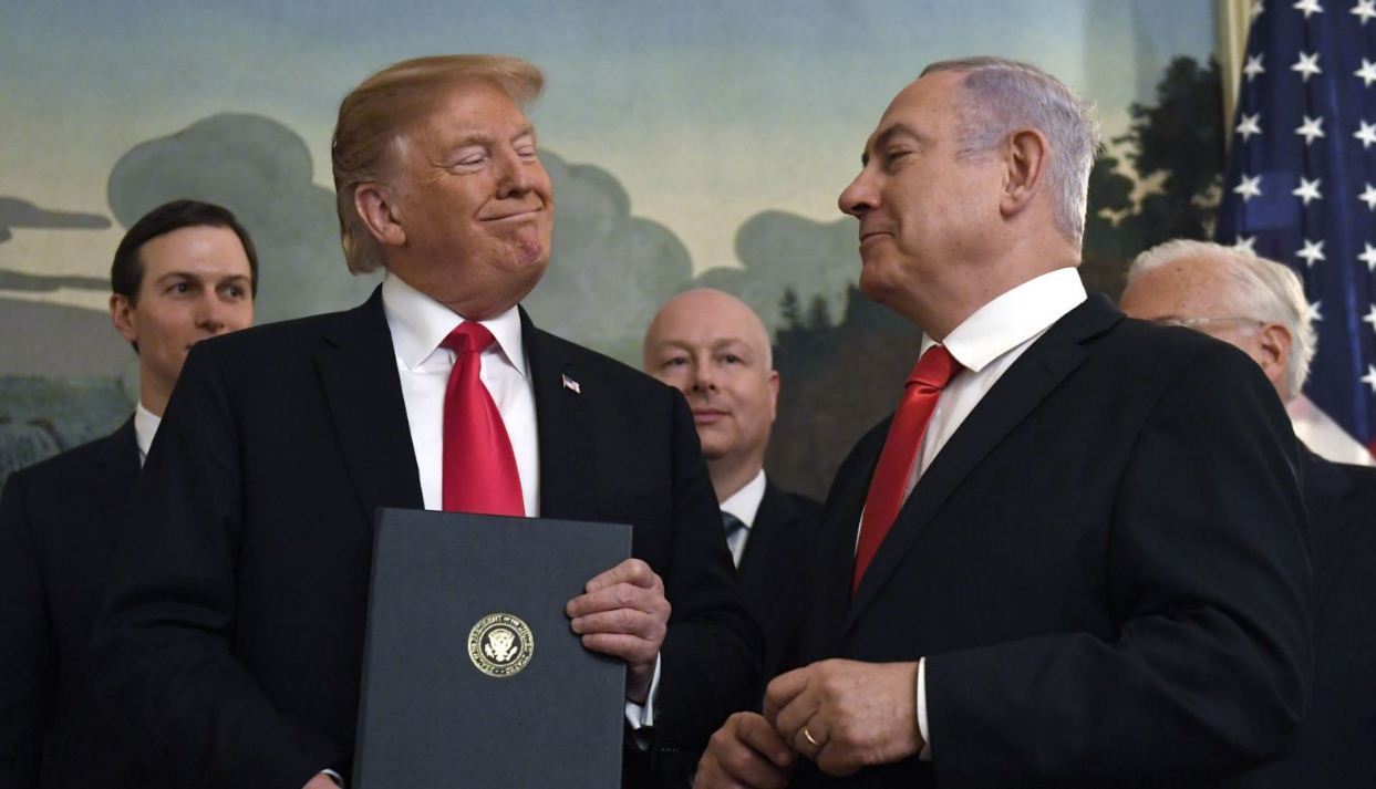 Trump njeh zyrtarisht Rrafshlartën Golan si territor izraelit