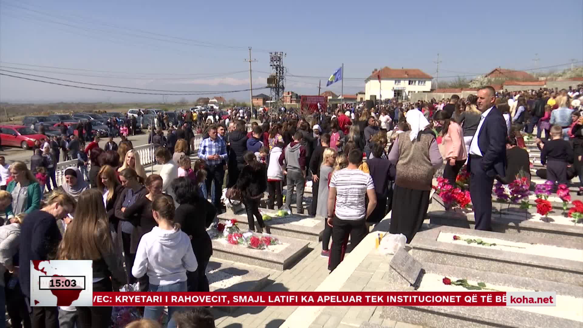 Përkujtohen 106 civilët e vrarë nga forcat serbe në Pastarellë të Rahovecit