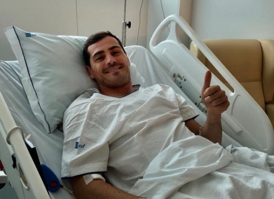 Casillas shkruan nga spitali pas sulmit në zemër