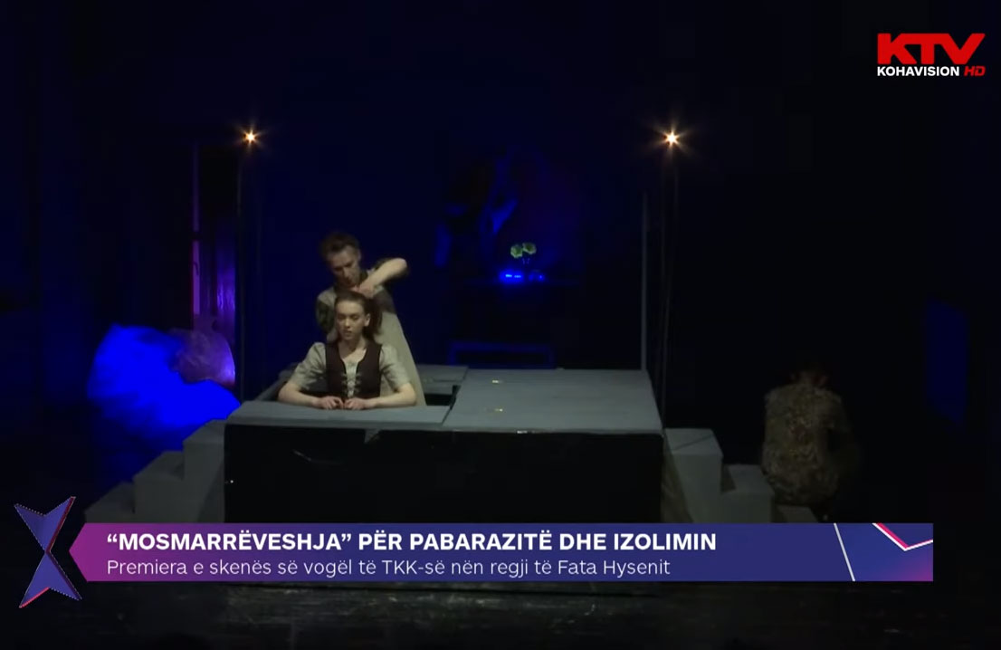Premiera e “Mosmarrëveshjes” në skenën e vogël të TKK-së nën regji të Fata Hysenit