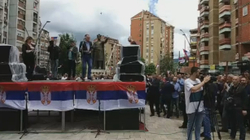 Në Mitrovicë të veriut u protestua kundër aksionit të djeshëm policor