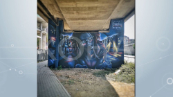 Reagime të ashpra pas dëmtimit të muralit në Prishtinë
