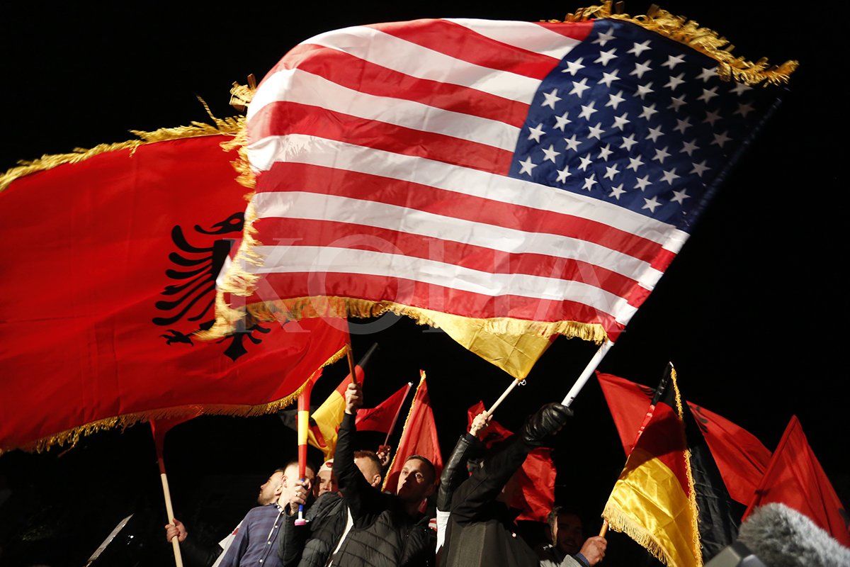 Festa e përkrahësve të VV-së pas zgjedhjeve të 6 tetorit, 2019. Foto: Driton Paçarada