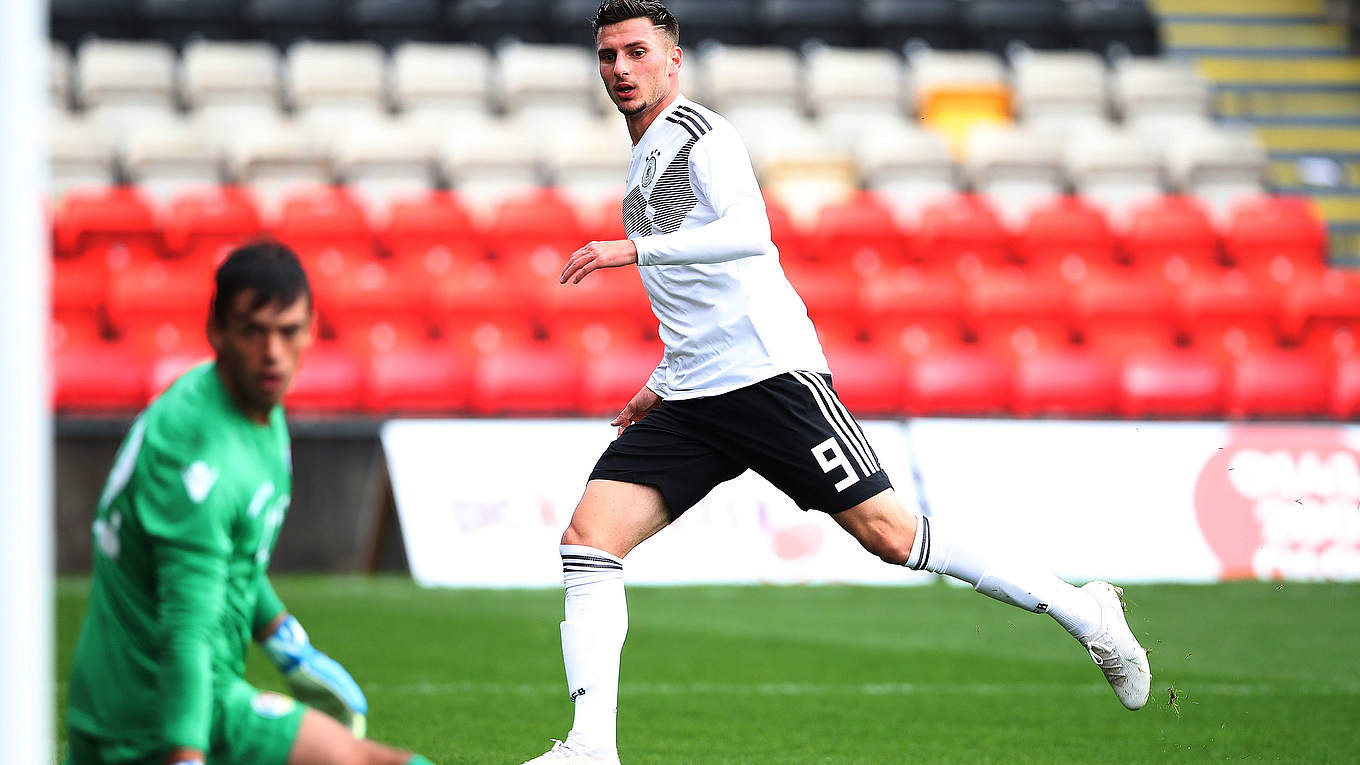 Leon Dajaku i Bayernit, shënoi dy gola për Gjermaninë U19