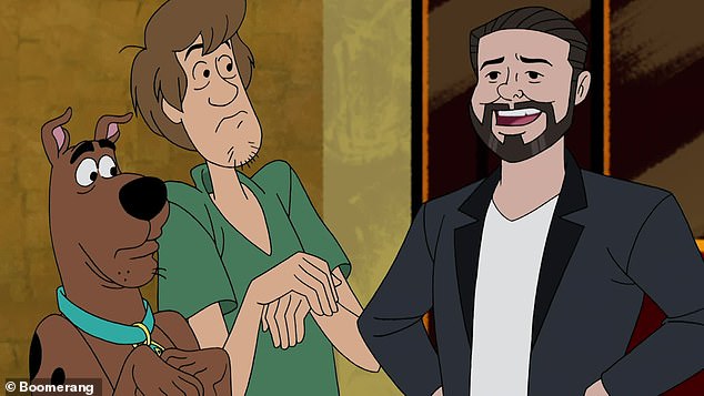 Ricky Gervais do ta luajë versionin "e ekzagjeruar dhe të çmendur" të vetvetes në Scooby-Doo