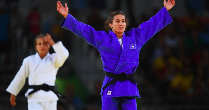 Majlinda Kelmendi në gjysmëfinale të Grand Slamit në Abu Dhabi