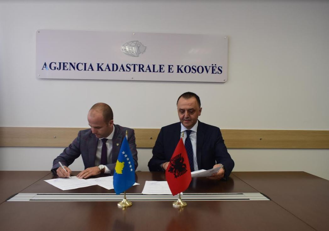 Agjencia Kadastrale e Kosovës dhe e Shqipërisë nënshkruajnë memorandum bashkëpunimi