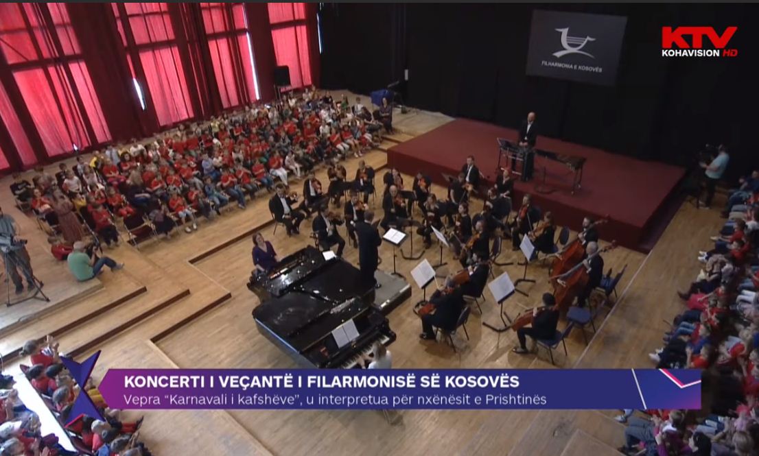Filarmonia e Kosovës me koncert të veçantë, “Karnavali i kafshëve” interpretohet për nxënësit e Prishtinës