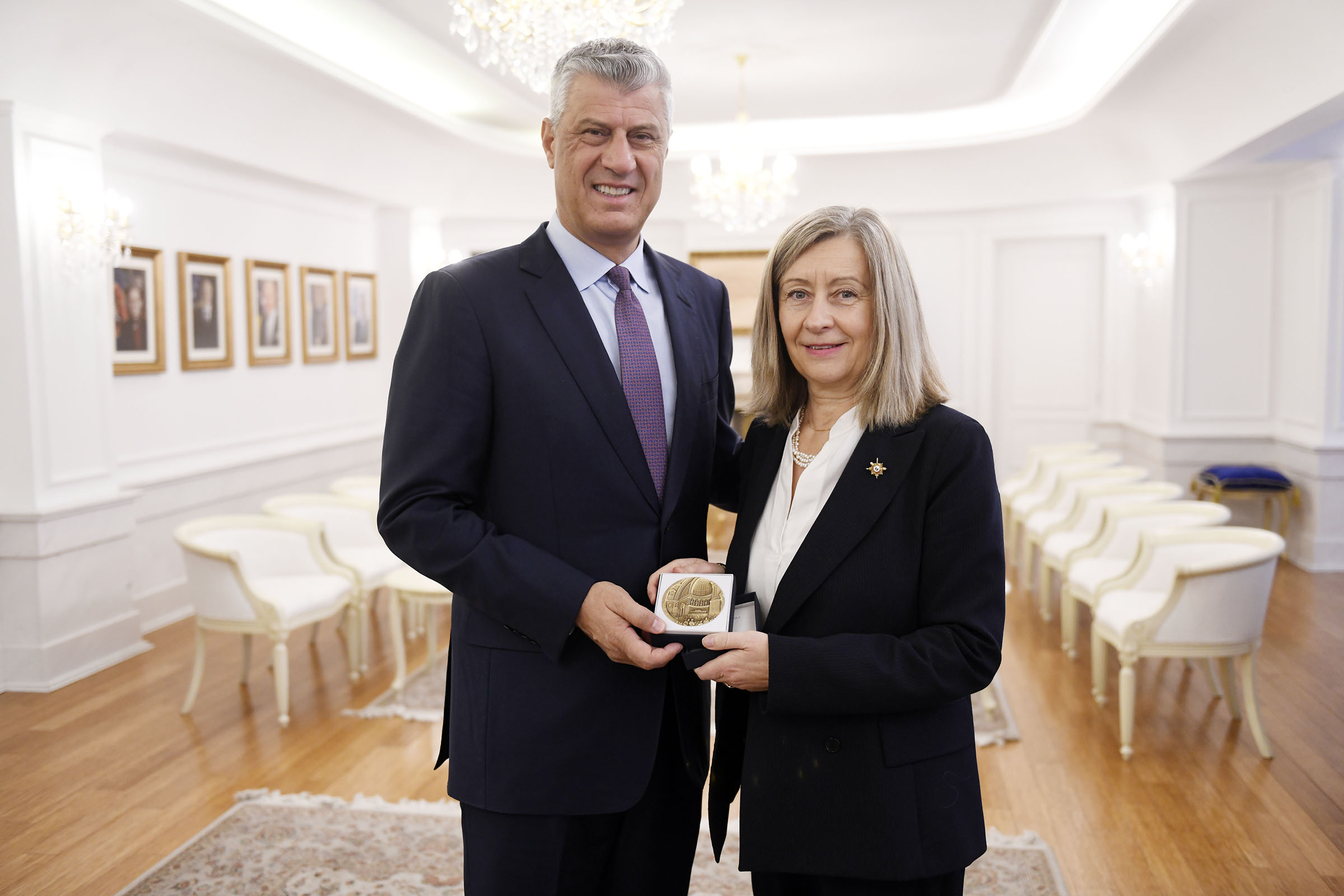 Presidenti Thaçi priti senatoren franceze Conway-Mouret, shfaq shpresën për përkrahje konkrete nga BE-ja