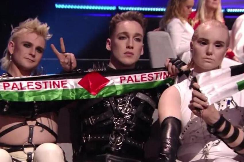 Televizioni islandez gjobitet për shkak të flamurit të Palestinës në Eurovision