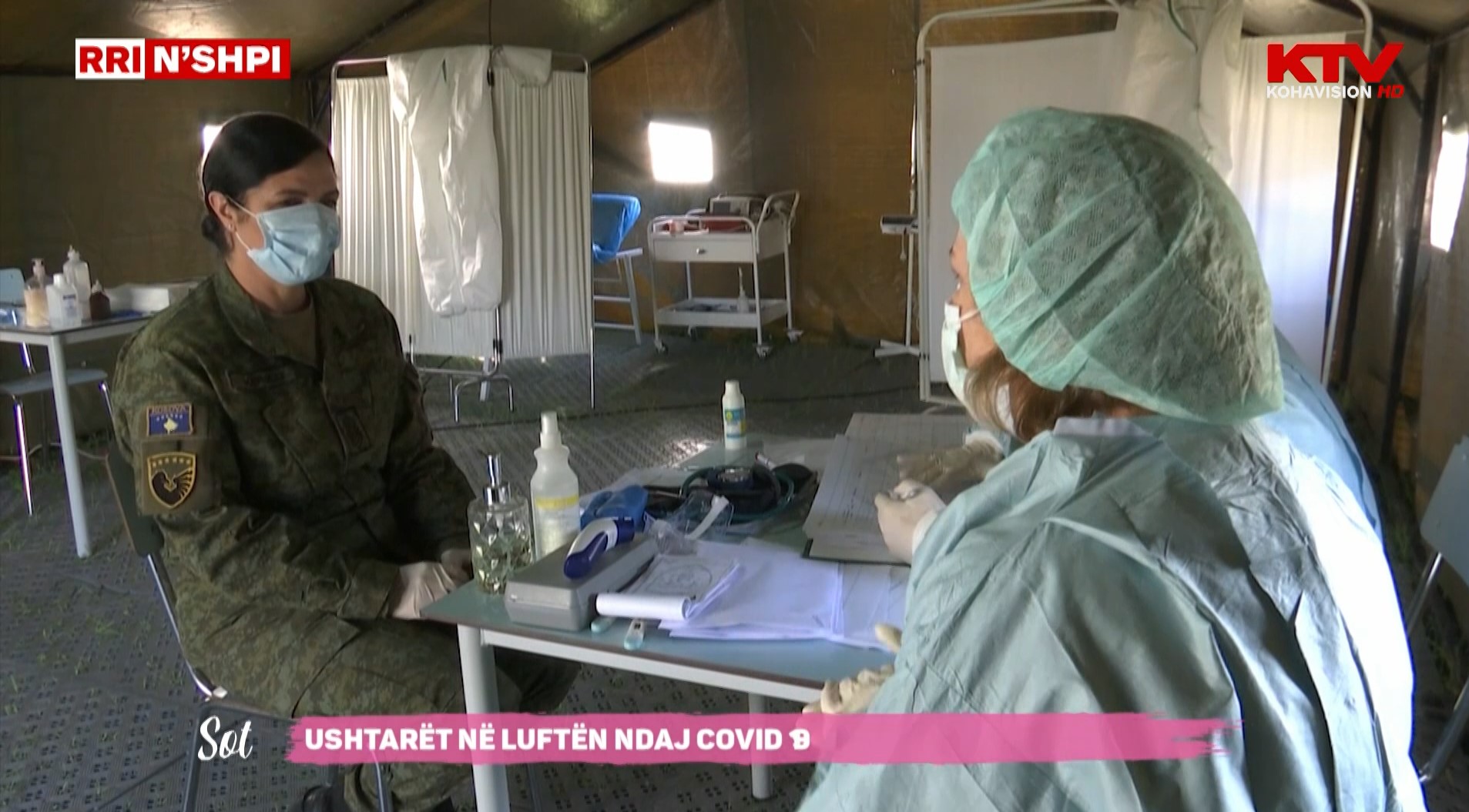 Ushtarët në luftën ndaj Covid-19