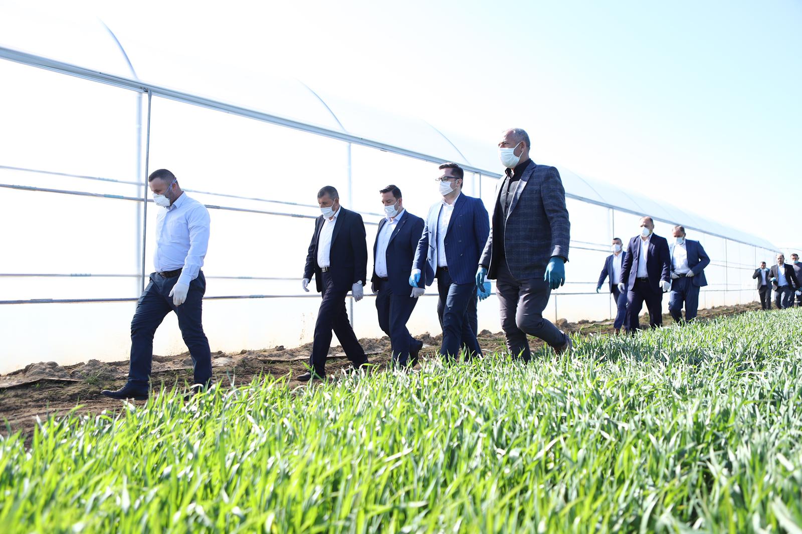 Ministri në detyrë Mustafa premton mbështetje për prodhuesit e fidanëve dhe kultivuesit e perimeve