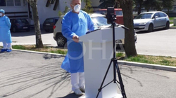 Gruaja shtatzënë në Infektivë me koronavirus në gjendje të rëndë