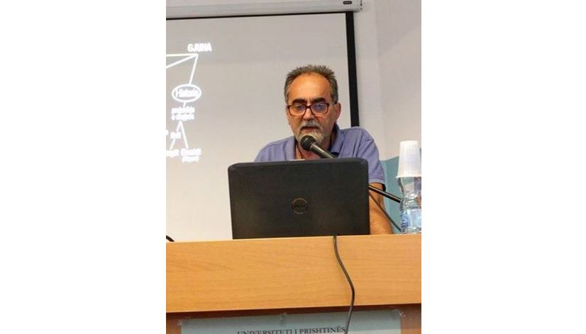 Giovanni Belluscio në edicionin e 35-të të Seminarit Ndërkombëtar për Gjuhën, Letërsinë dhe Kulturën Shqiptare, në gusht të vitit 2016