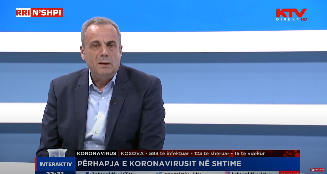 Ismajli: Në Shtime 16 të prekur me Covid-19, gjendja e të prekurve stabile