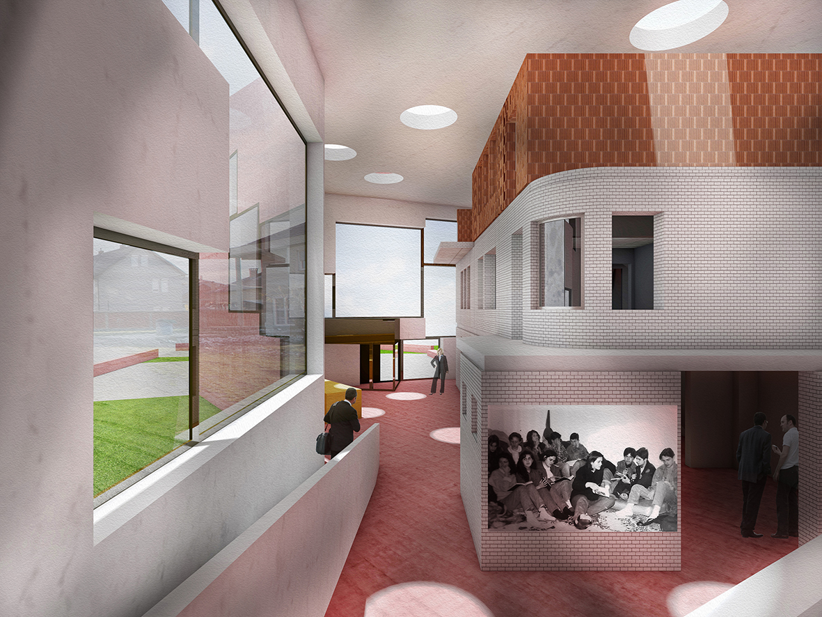 Pamja e projektit fitues për shndërrimin në muze të shtëpisë-shkollë të Herticëve