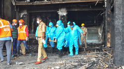 Zjarri shkakton vdekjen e 11 pacientëve me COVID-19 në Indi