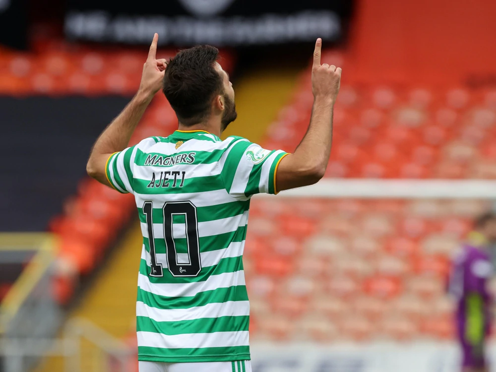 Ajeti po shijon kohën te Celticu, pas debutimit me gol