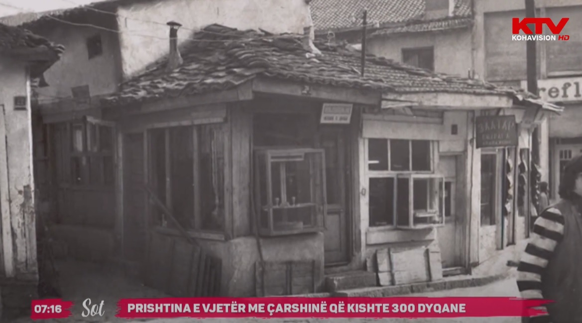 Prishtina e vjetër me çarshinë që kishte 300 dyqane